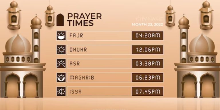 Time Table Prayer