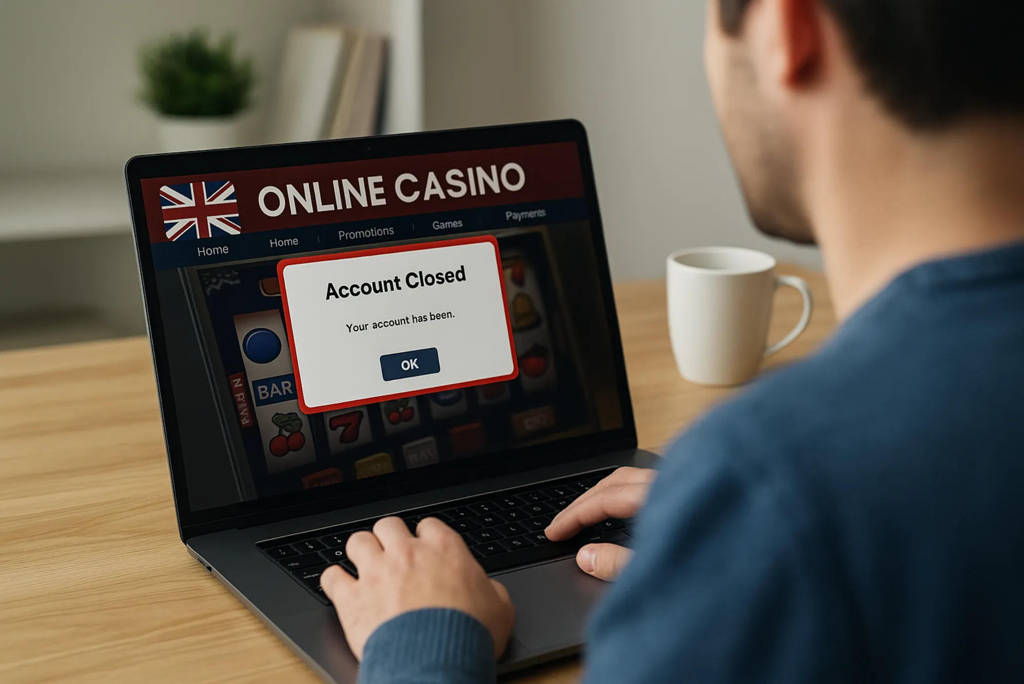 How do I close my account at a UK online casino
