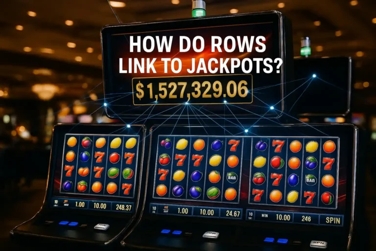 How Do Rows Link to Jackpots