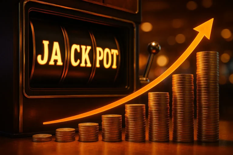 Why do jackpots increase over time